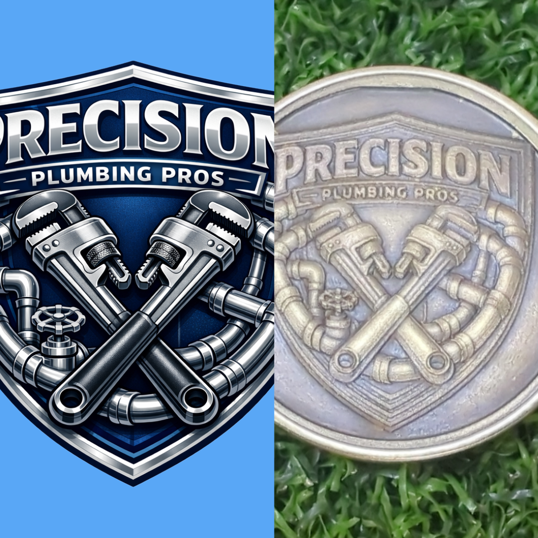 Custom Brass Ball Marker - 40mm