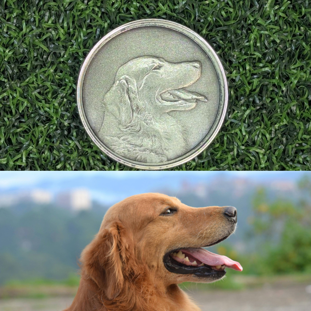Custom Brass Ball Marker - 40mm