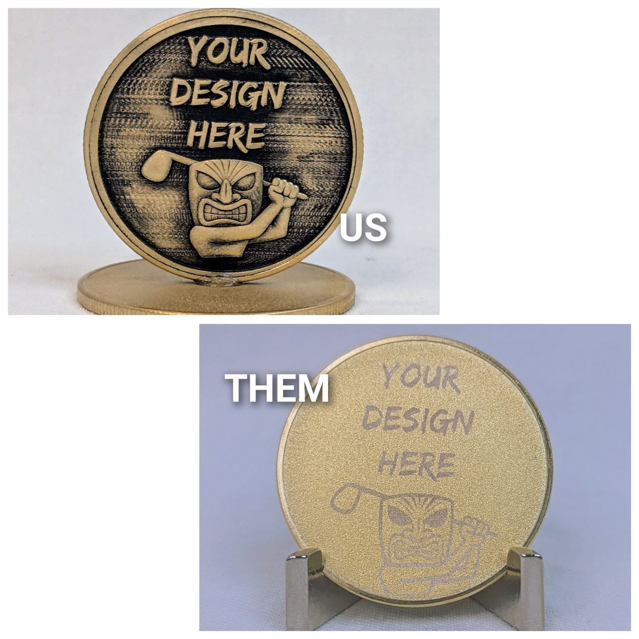 Custom Brass Ball Marker